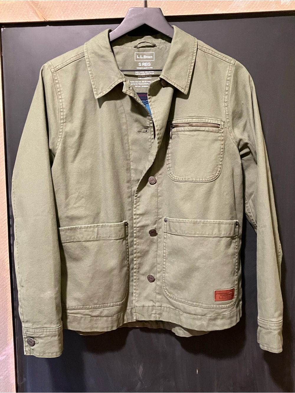 L.L. Bean Olive Green Women’s Workwear Jacket